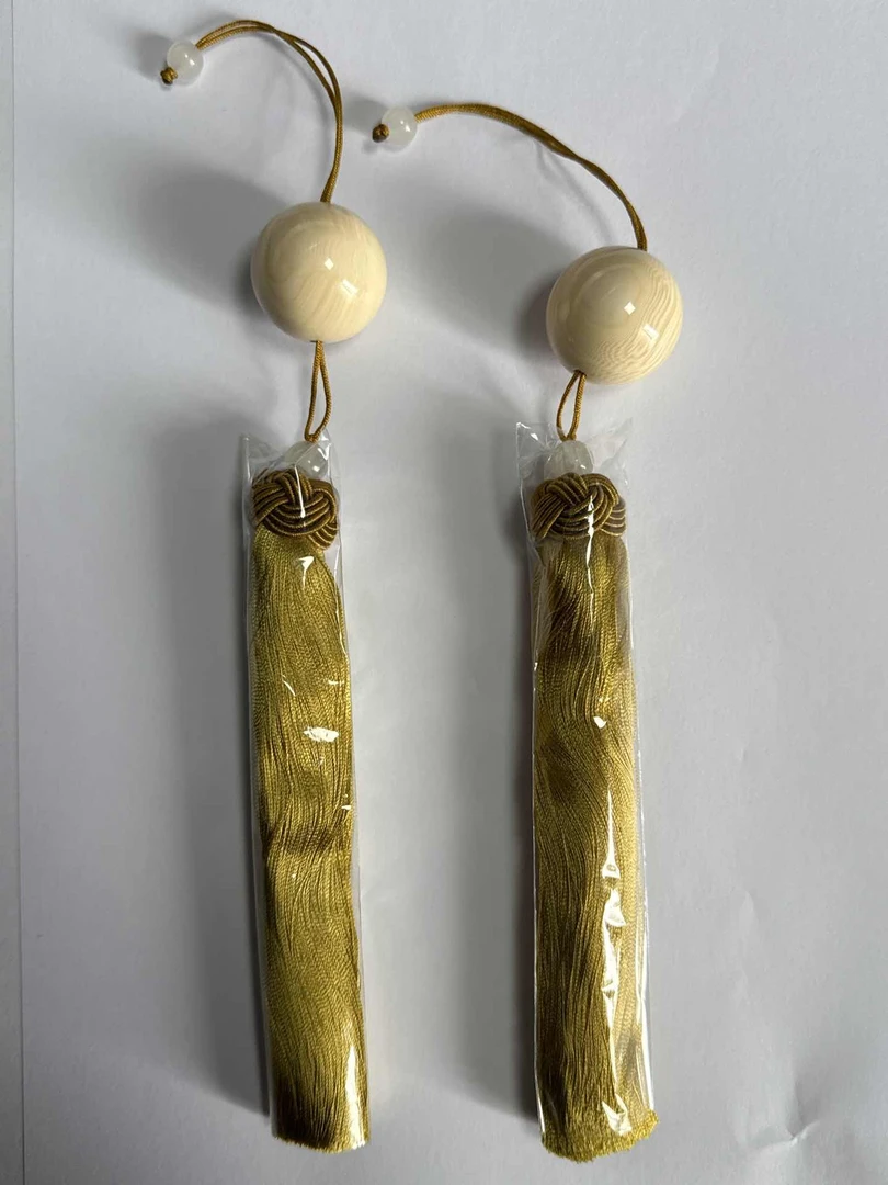 解物书法卷轴挂饰一对0147627