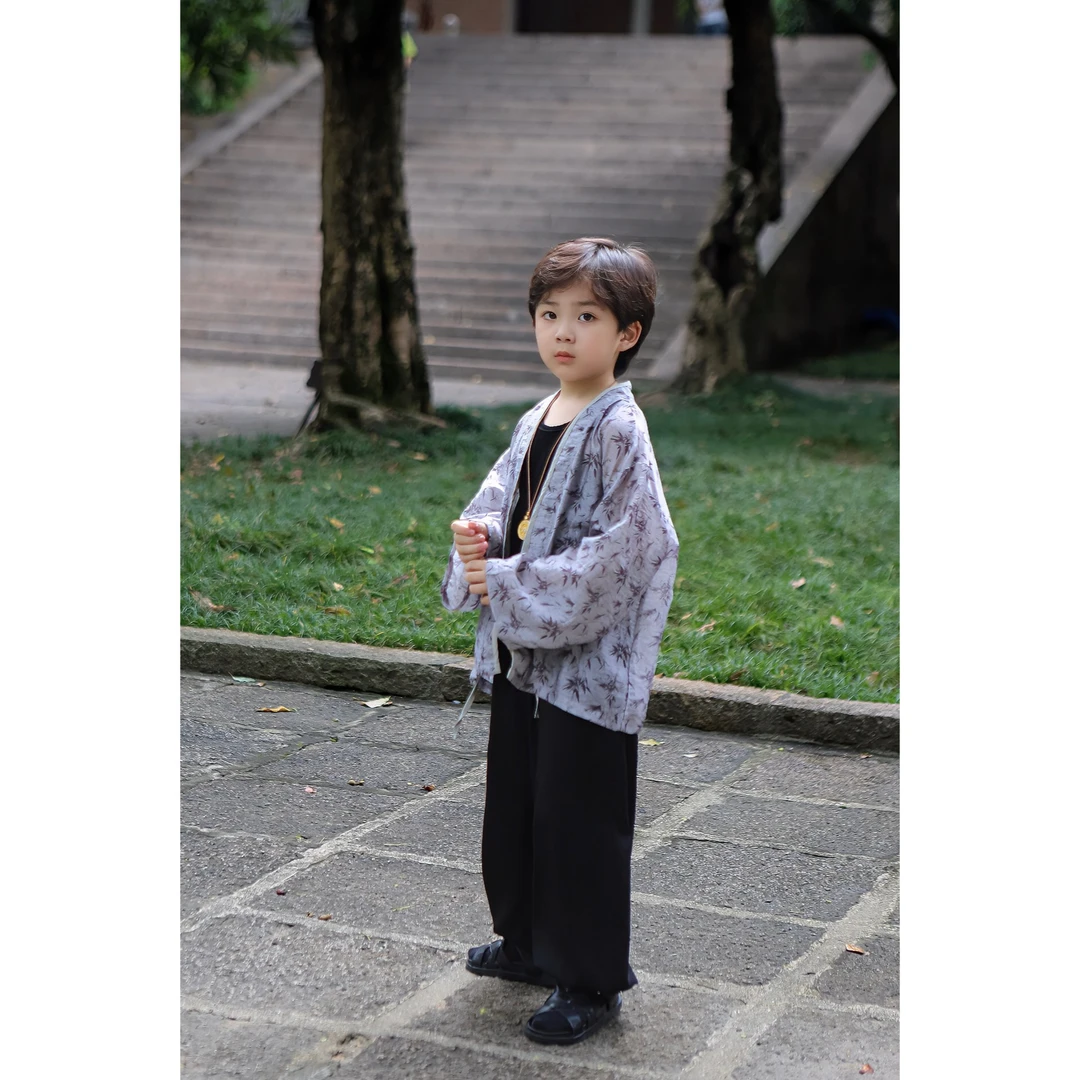 伟伟同款【特写】2025夏季新品纯色休闲裤童装WW0806