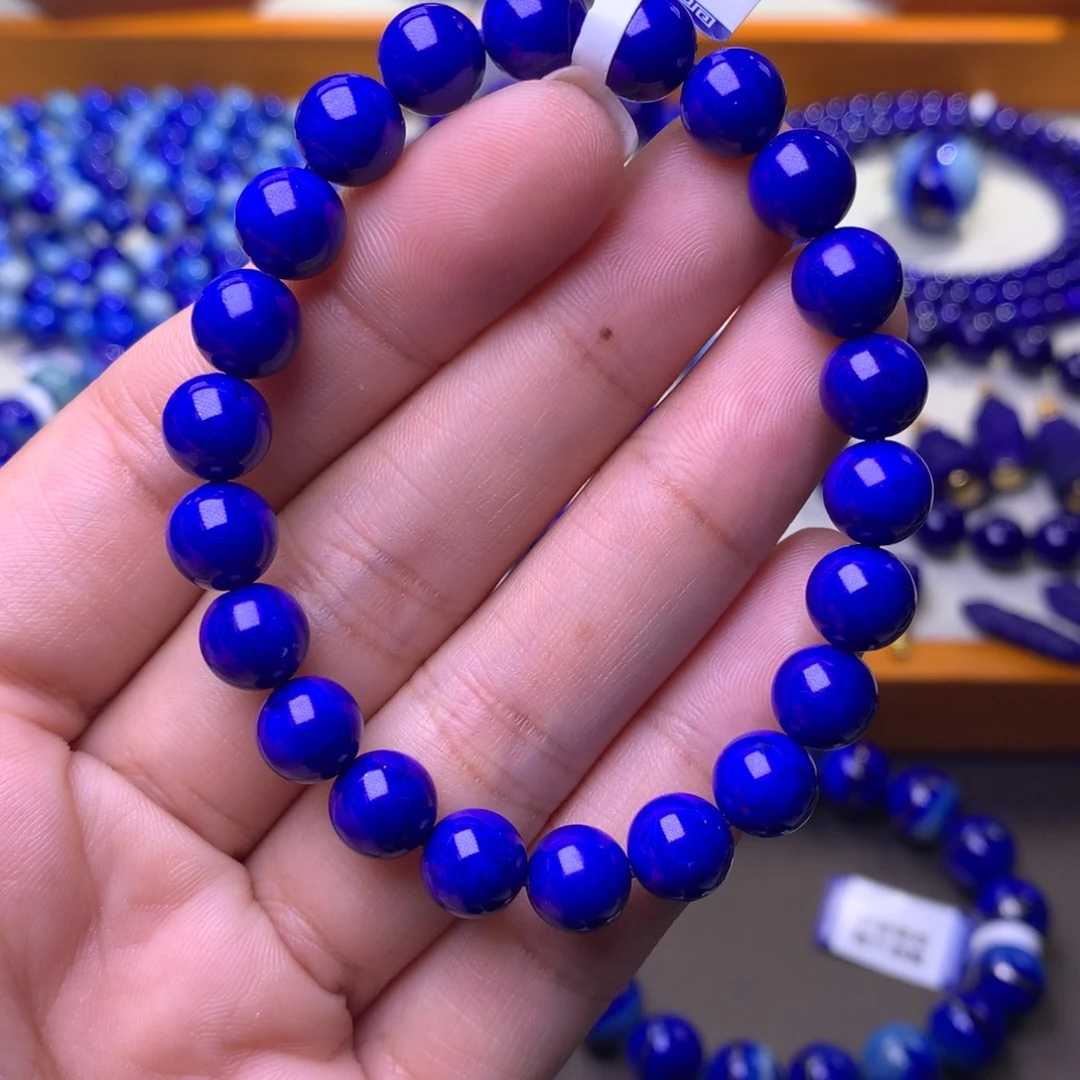 青金石未镶嵌手串8mm