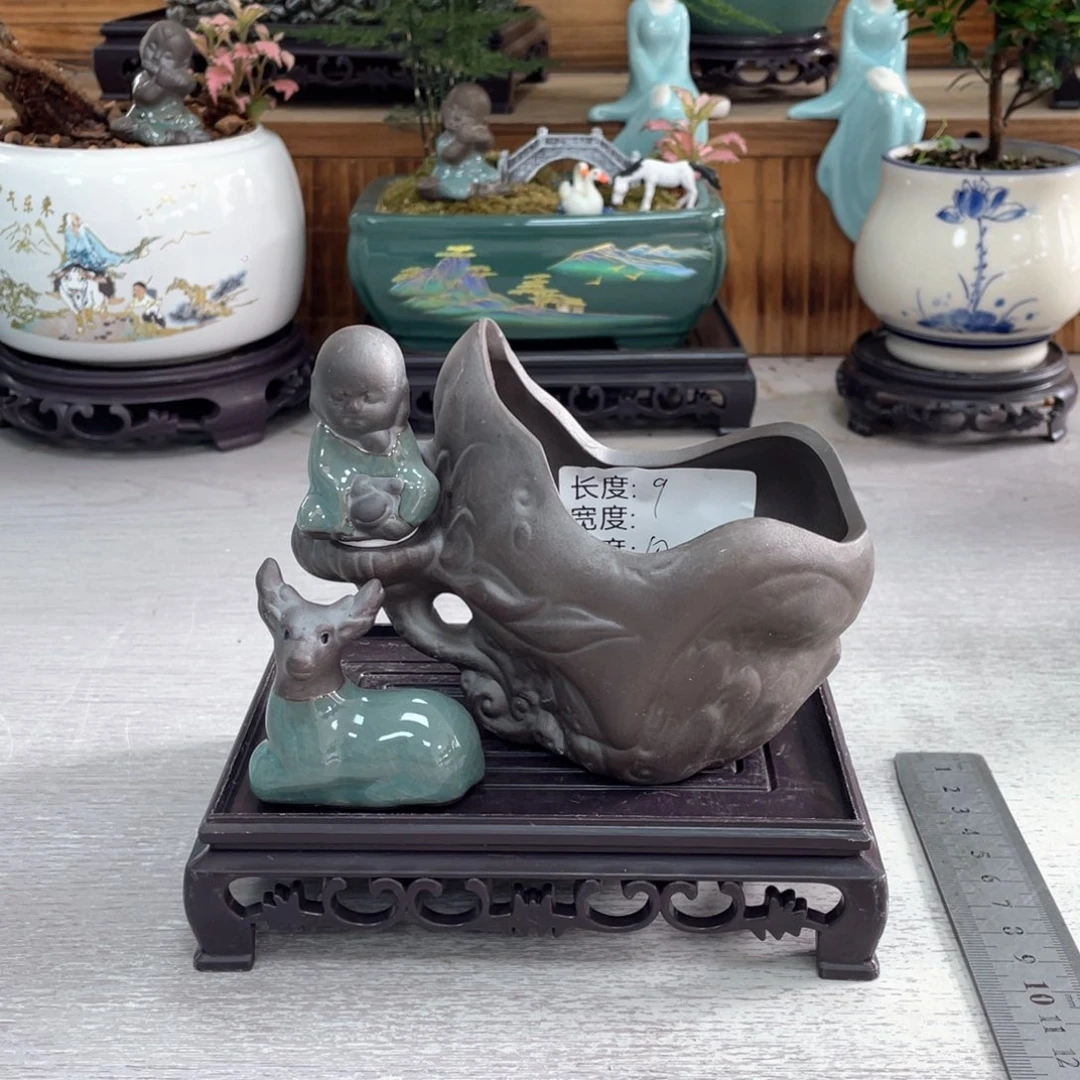 陶瓷紫砂花盆榨浮力抢购