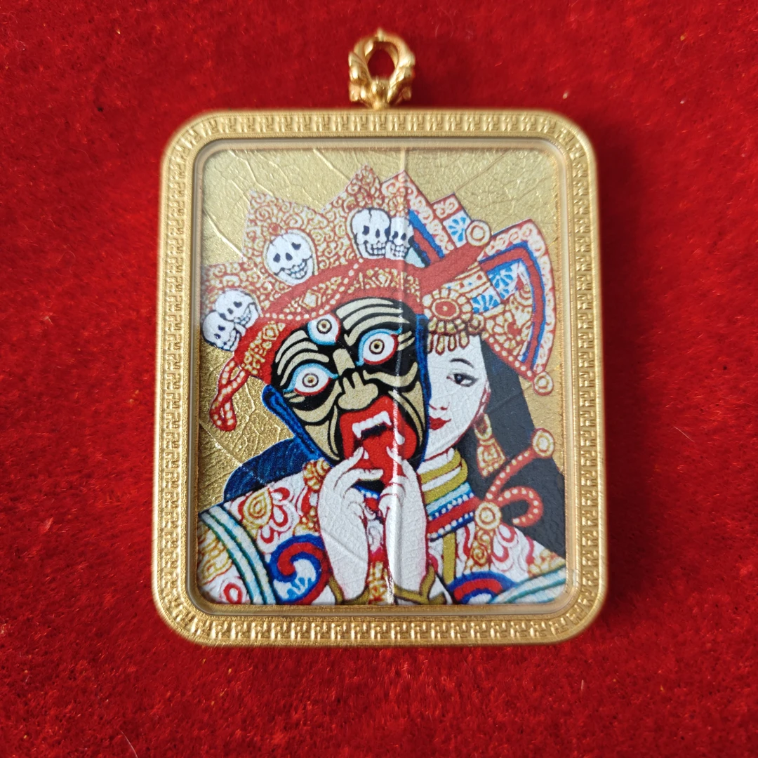 铜合金吊坠 【藏地拉姆】唐卡挂件