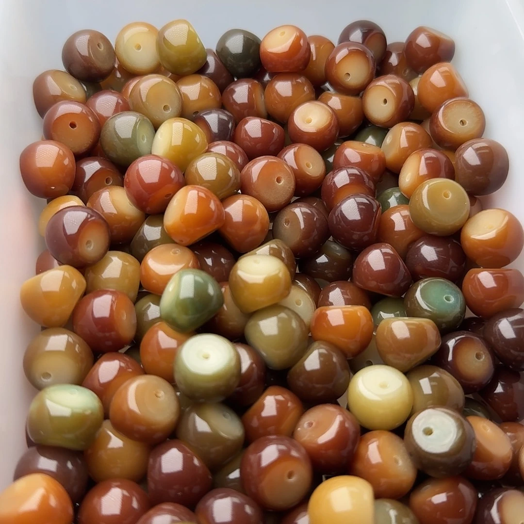 菩提根/象牙果吊坠20颗菲料追光蒜瓣14.5  厚切