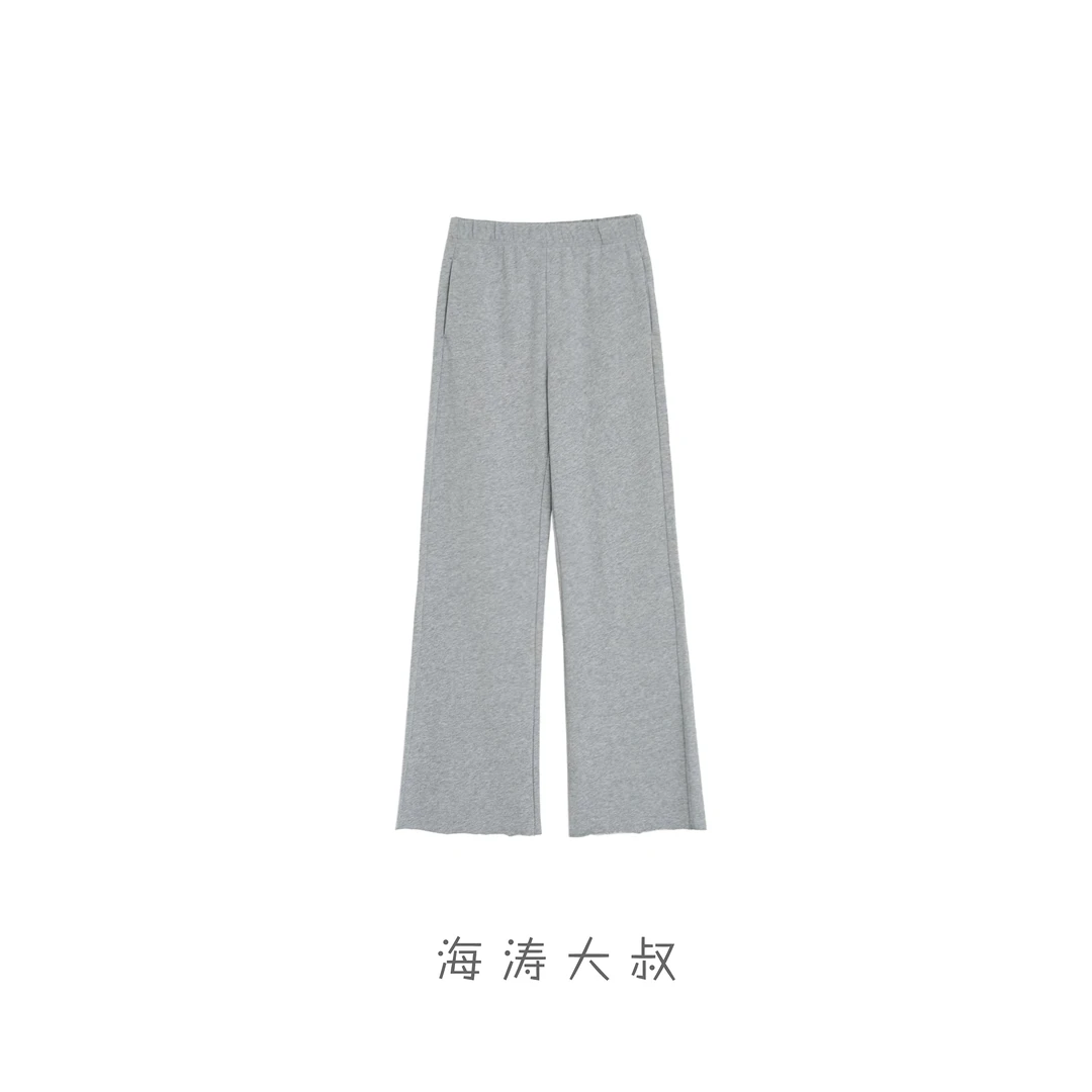 【海涛大叔】阿克苏麻感毛圈休闲裤KZ-386S