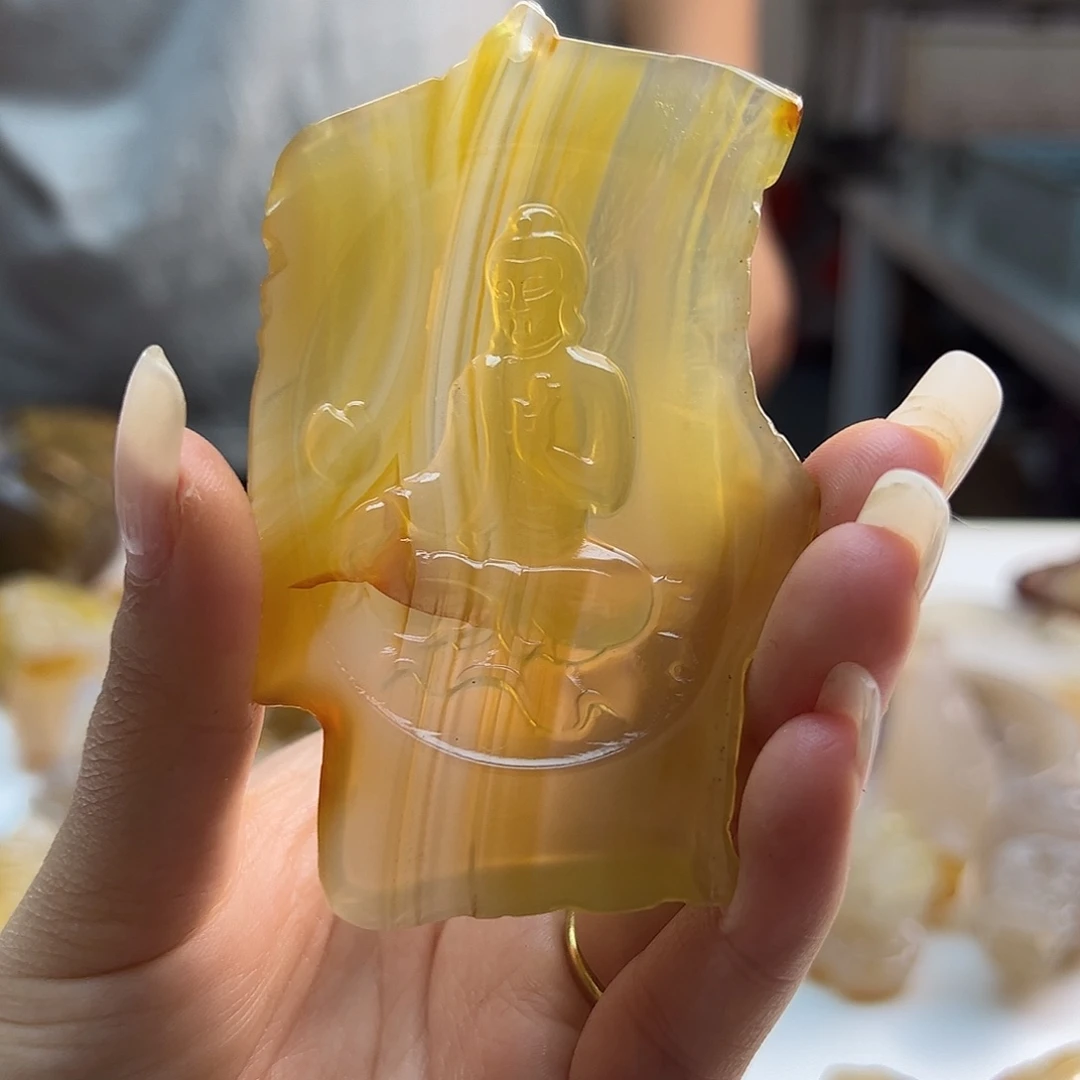 玛瑙/玉髓未镶嵌吊坠(不含链)