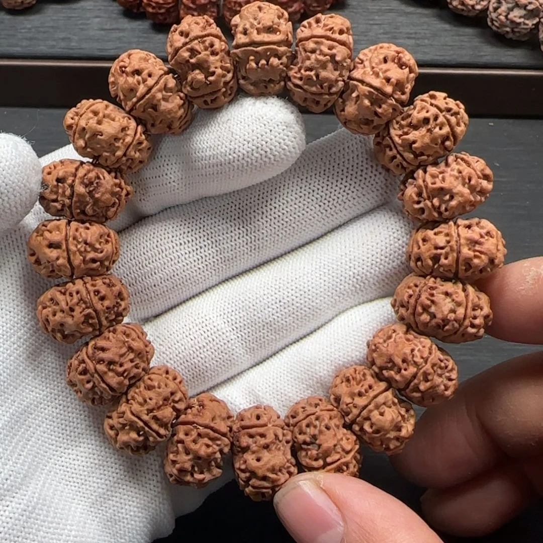 金刚菩提手串19mm天然纽扣（扇面）