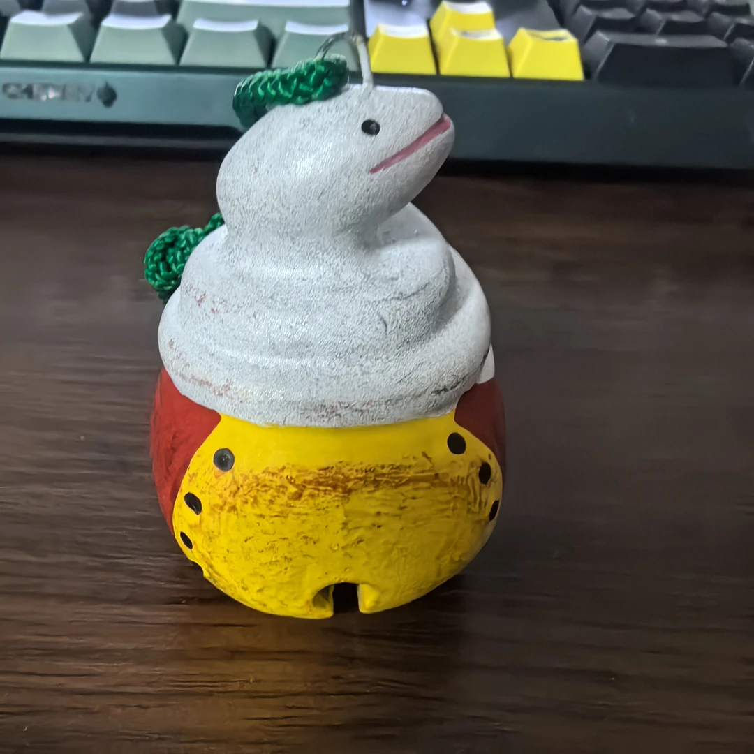巳蛇铃铛摆件