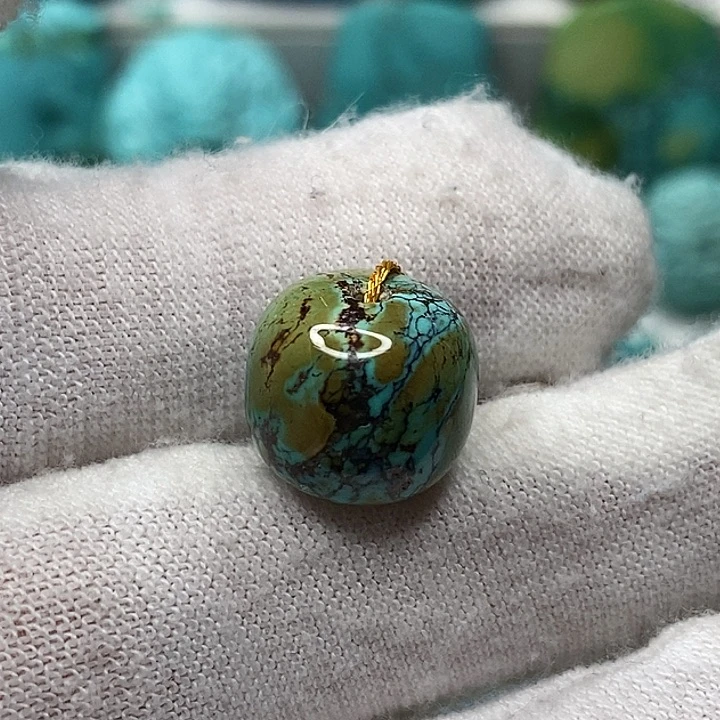 未镶嵌绿松石天然原矿 带武汉地大证书