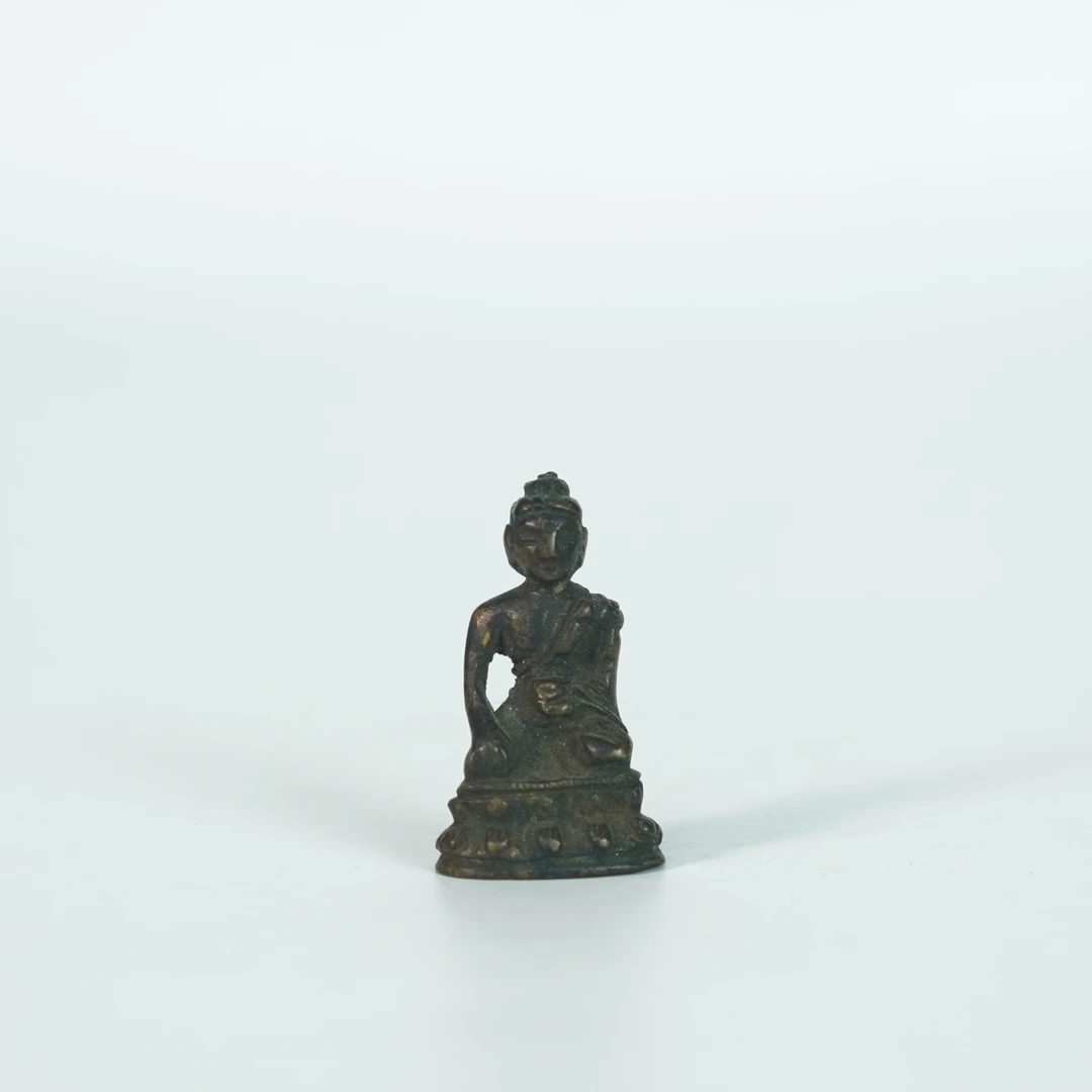 LAAA240521008【十竹斋】明代释迦摩尼寸佛