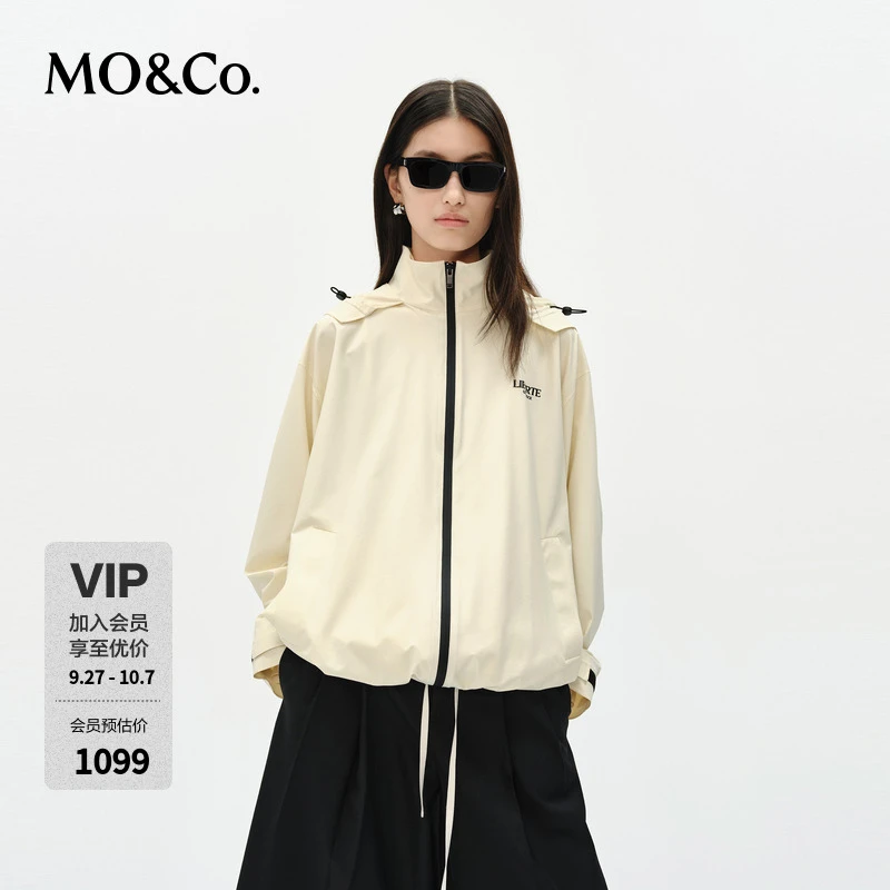 【流光风】MOCO夹克2025新品防风防水透湿户外连帽高领MBE1JKTT05