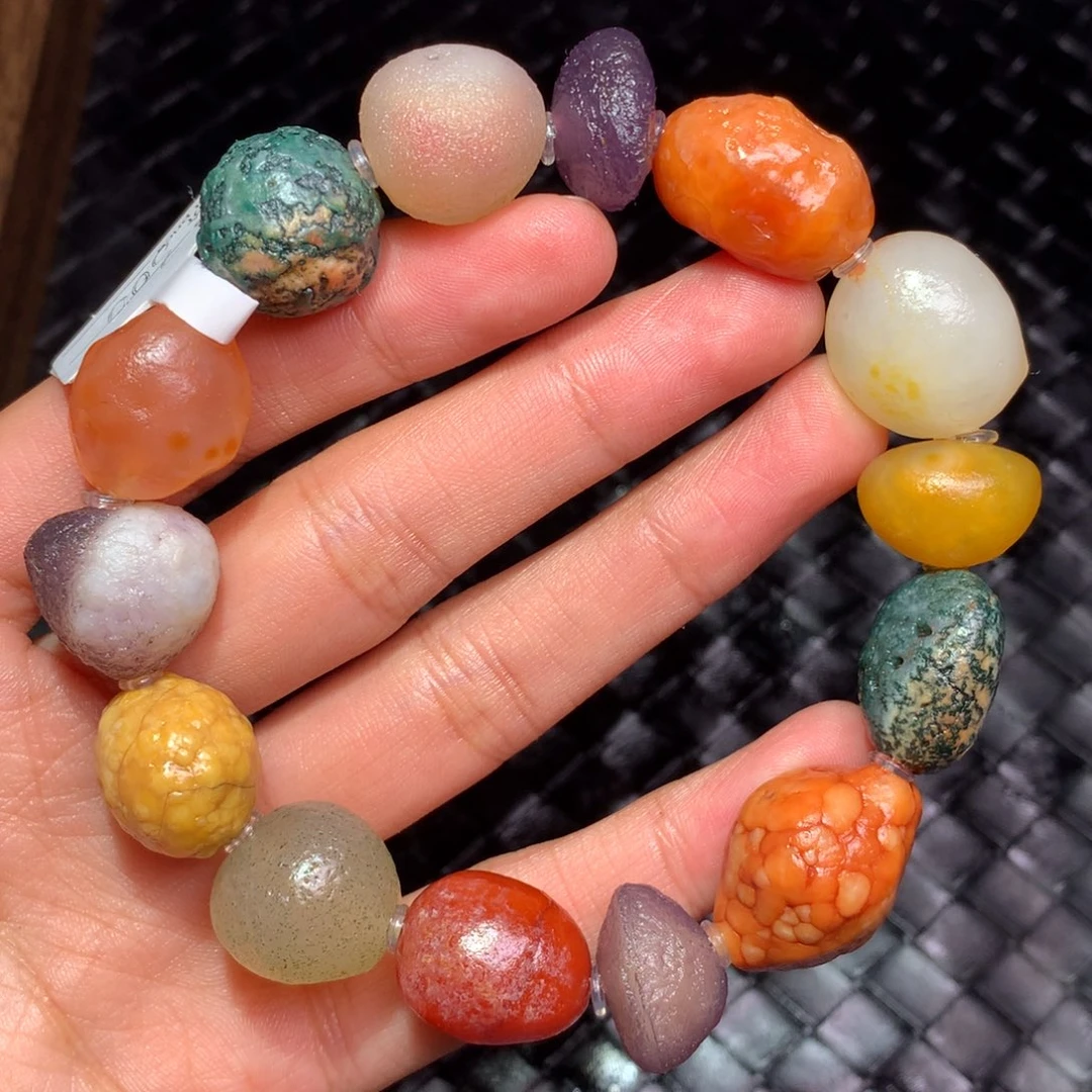 未镶嵌玛瑙/玉髓珠宝半成品