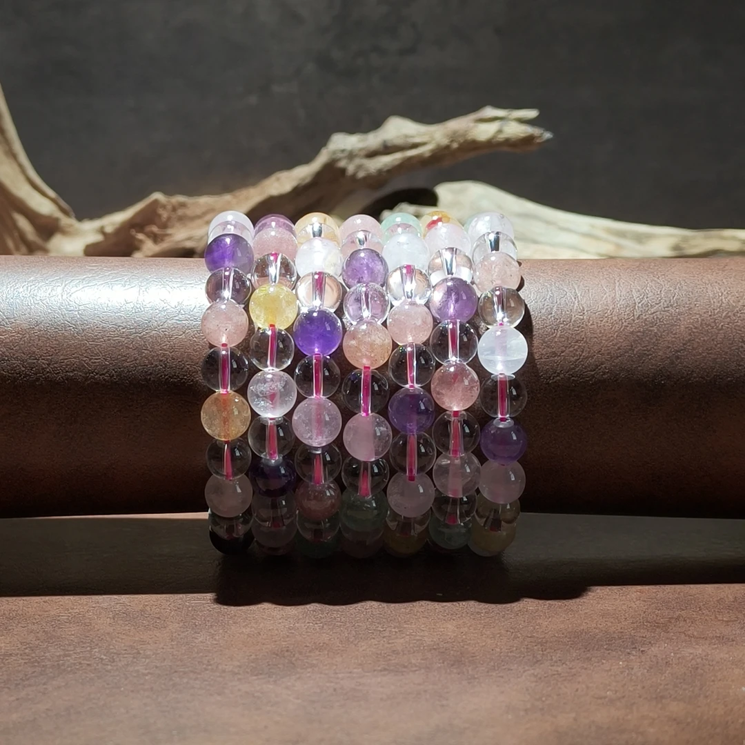 【黑胖珠宝】H0220  多宝手链8➕mm  多样性发其一