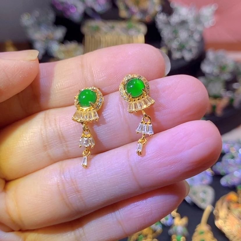 【闪购商品】银S925镶嵌挂件翡翠