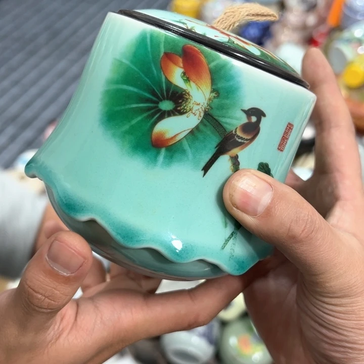 茶叶罐陶瓷家用储物罐轻微瑕疵品介意勿拍