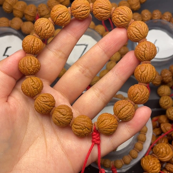 吊坠桃核龙鳞仿古甲骨文1.5