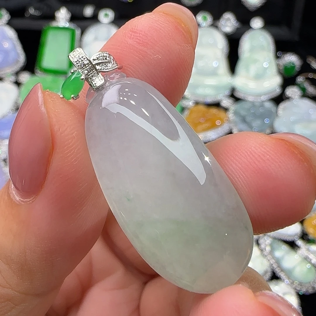 颈饰未镶嵌翡翠天然翡翠