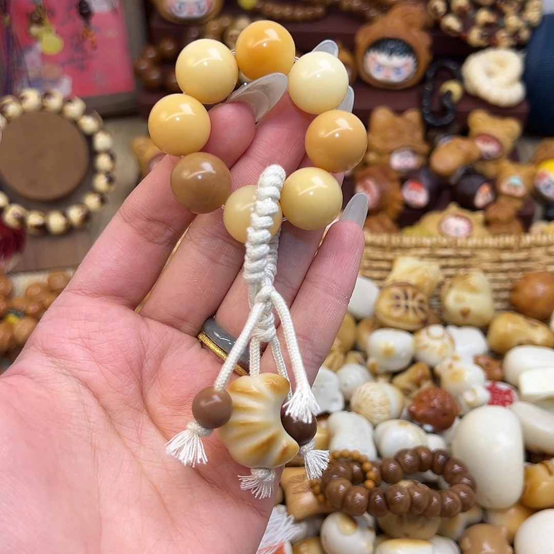 菩提根/象牙果吊坠菩提手串