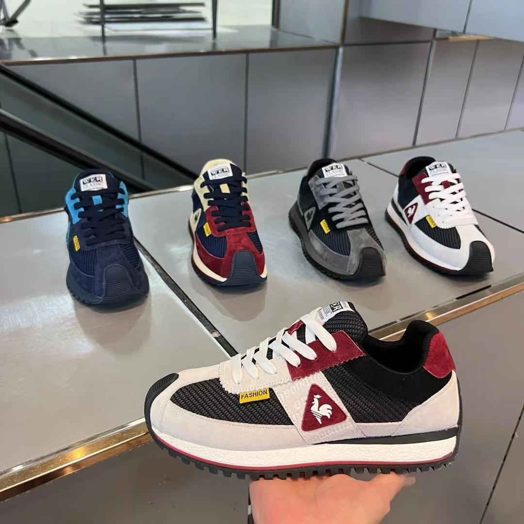 2025秋季低帮厚底透气时尚休闲鞋百搭运动休闲男潮鞋偏大一码PQ