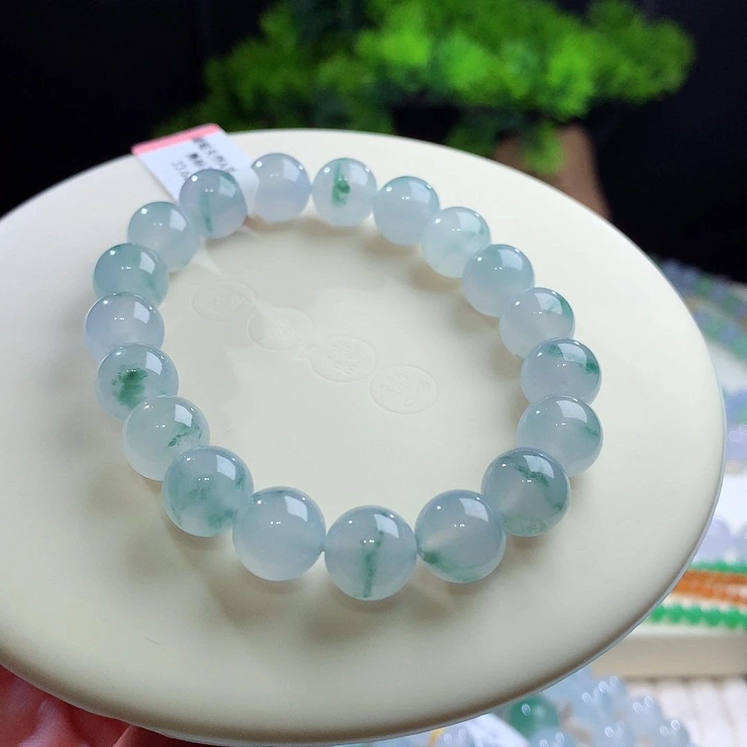 未镶嵌手串翡翠卡10mm