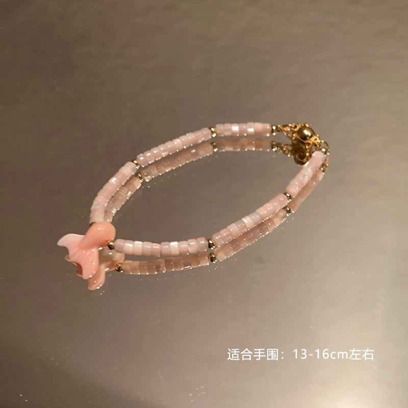合金贝壳手链 小众气质百搭甜美简约温柔手链9673-01