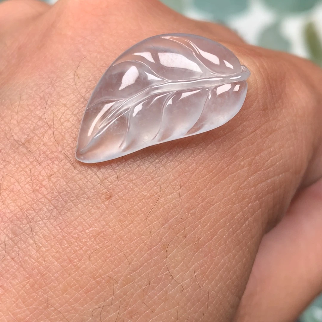 定制翡翠未镶嵌叶子