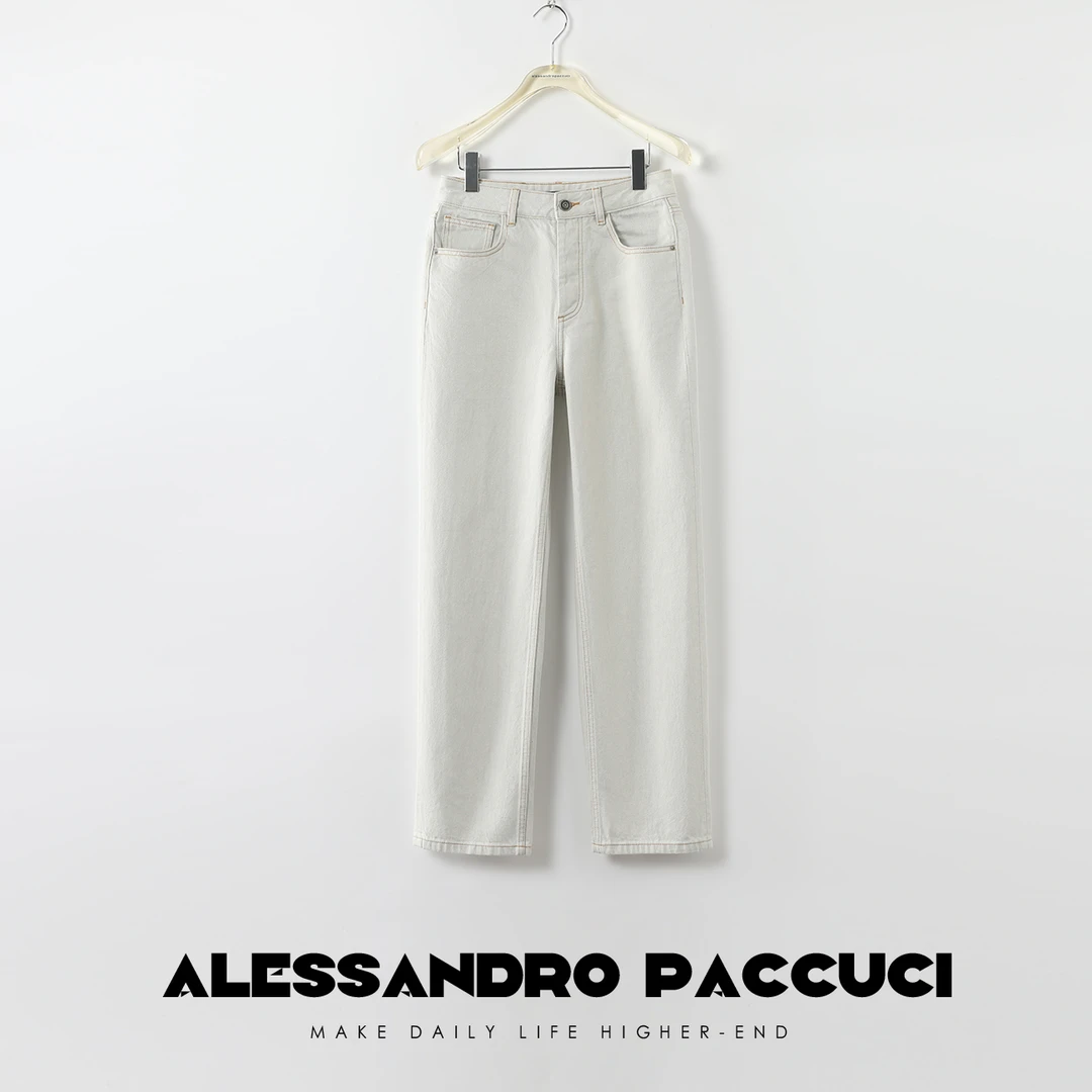 AP洛哥25817X【黑标系列】意大利Candiani丹宁质感有机棉经典直筒裤