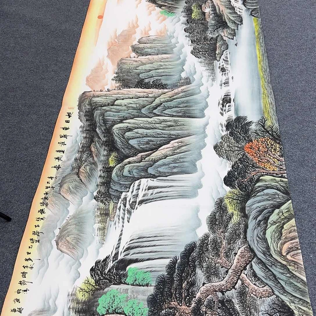 国画作品小姐姐放漏中