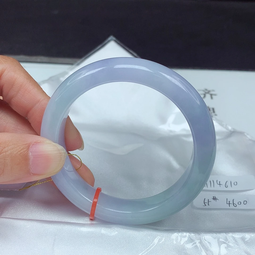 未镶嵌手镯翡翠55圈4610