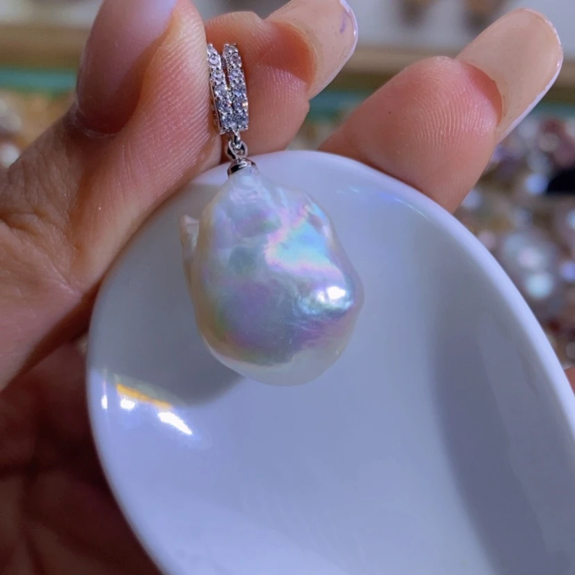 【闪购商品】淡水珍珠天然珍珠（微瑕）合金