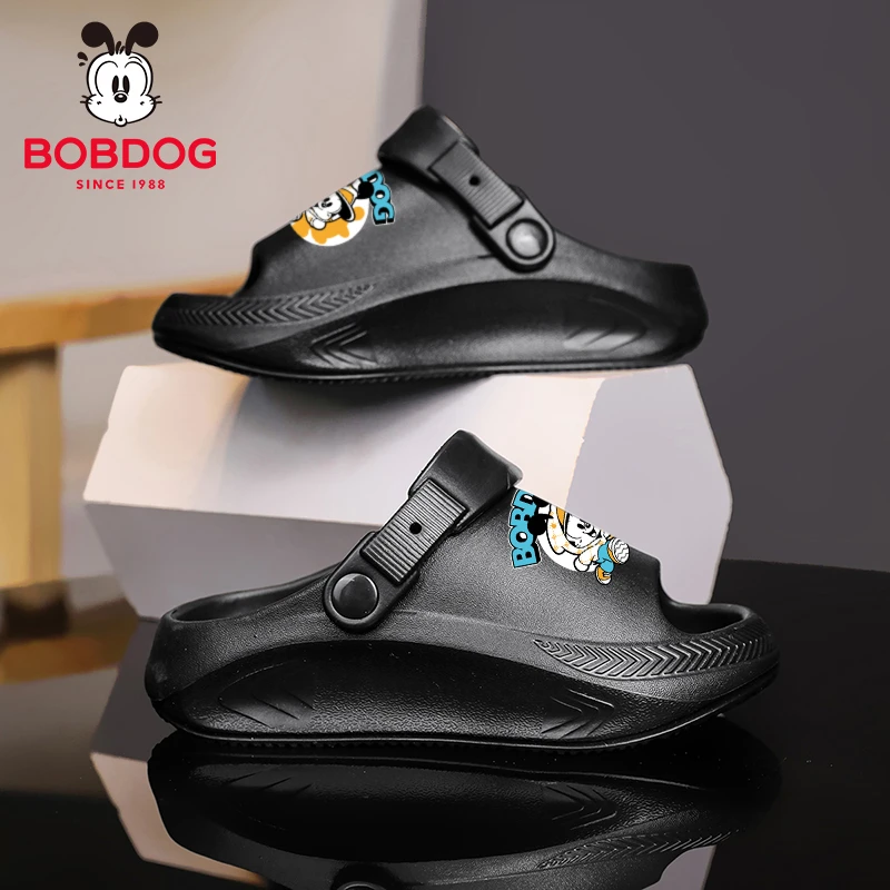 巴布豆童鞋2025夏季新款儿童拖鞋踩屎感男童夏季耐磨凉拖鞋一字拖