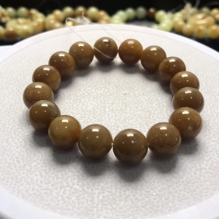 和田玉手串未镶嵌卡12