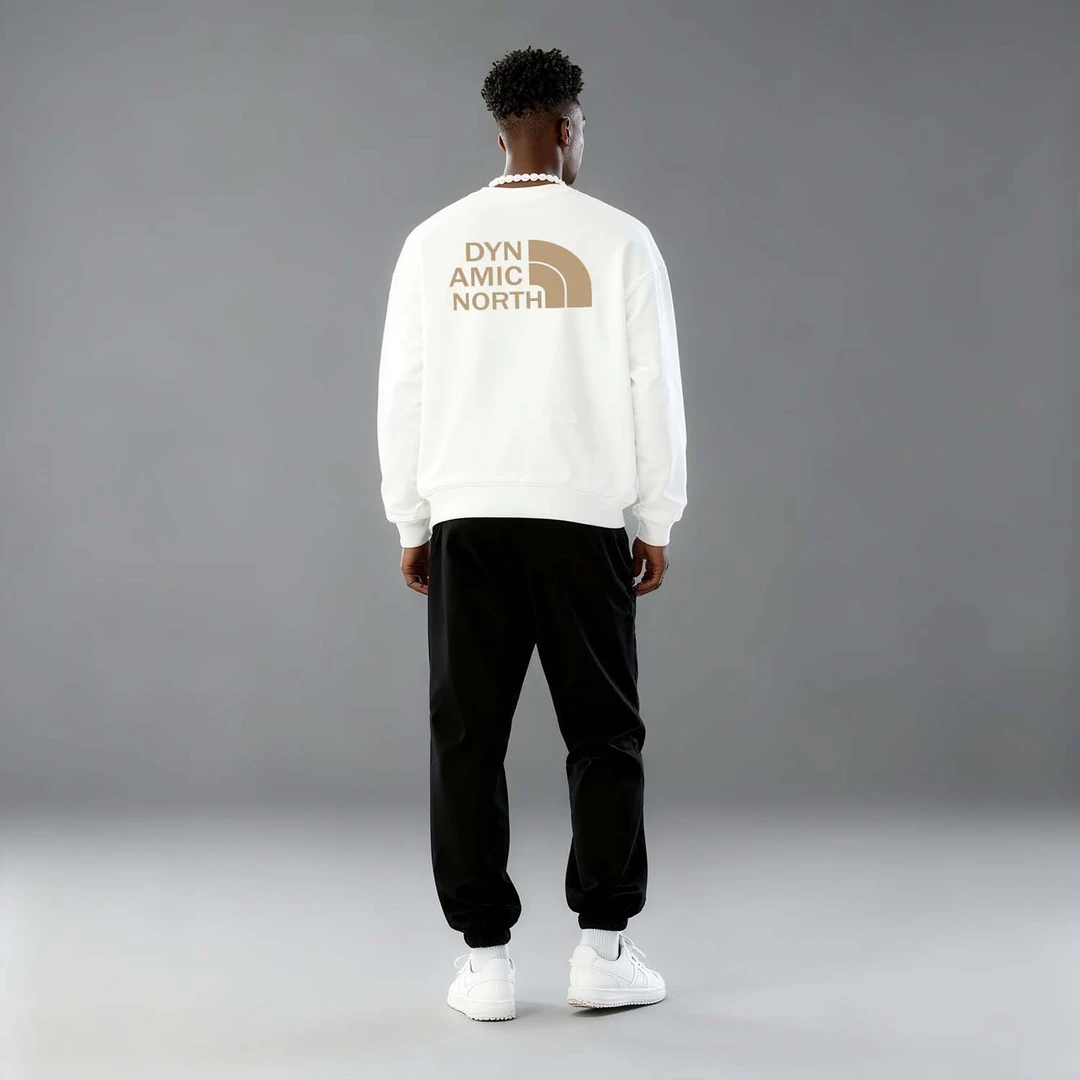 动感北面卫衣男装秋季爆款2025情侣同款轻奢痞帅男装百搭上衣