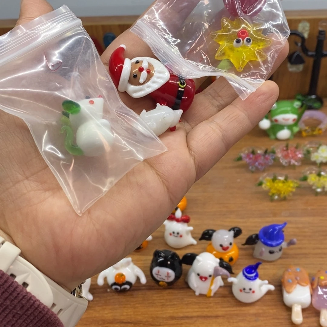 梦***小琉璃手工艺品琉璃小小小摆件可爱