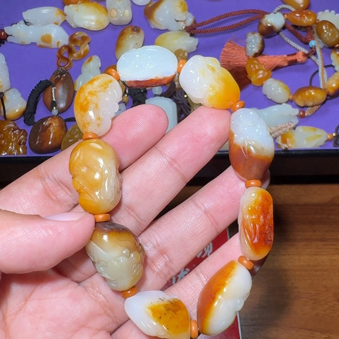 和田玉颈饰未镶嵌欧*丰