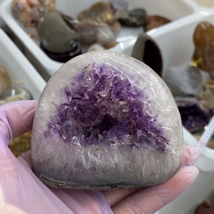 珠宝半成品未镶嵌紫晶68