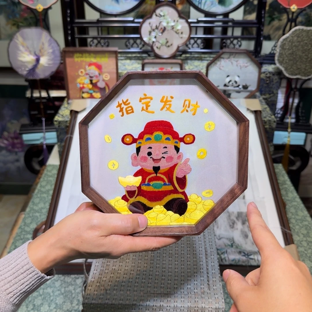 刺绣手工苏绣工艺制作技艺精湛
