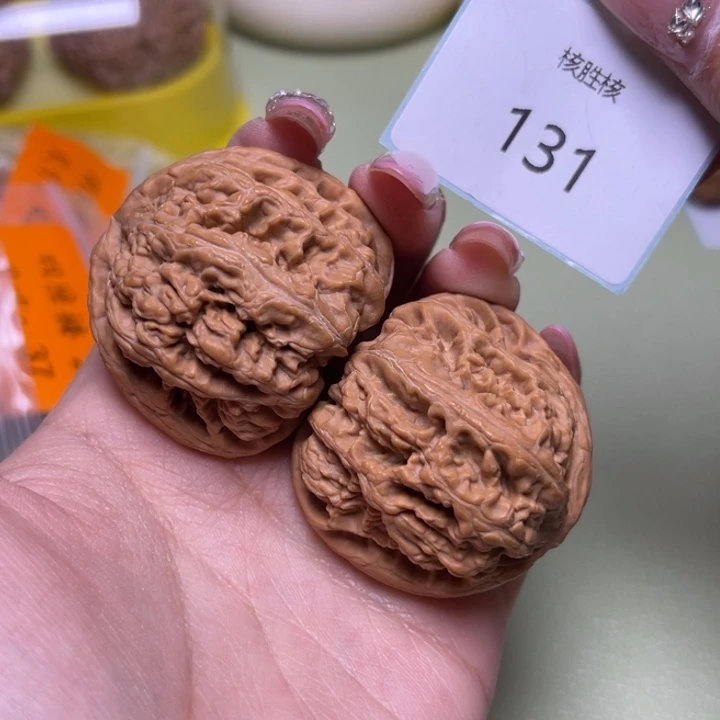 文玩核桃把件39尺粗筋全品131