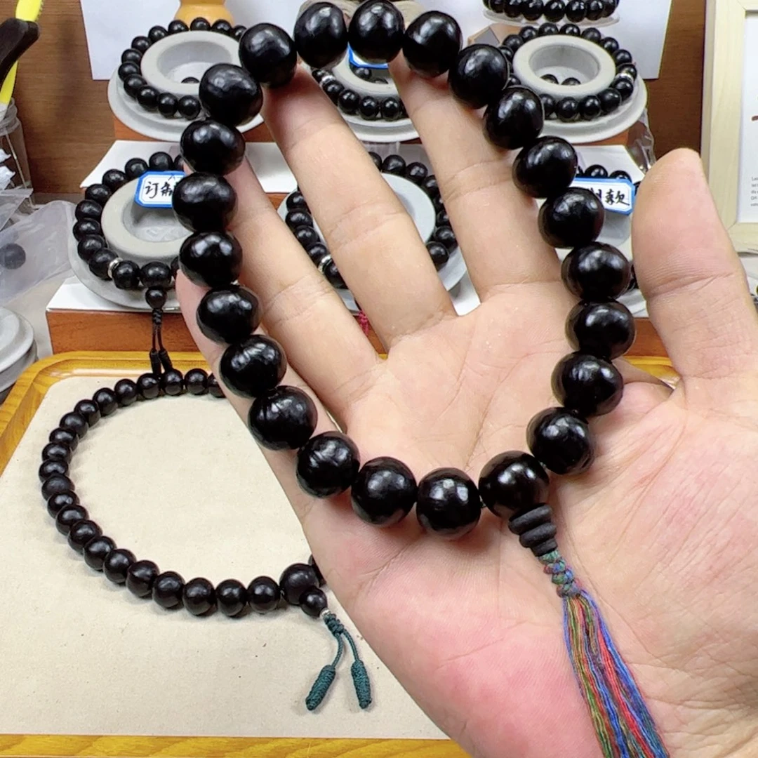 吊坠草珠菩提15.3mm 矮桩21颗无患子手持