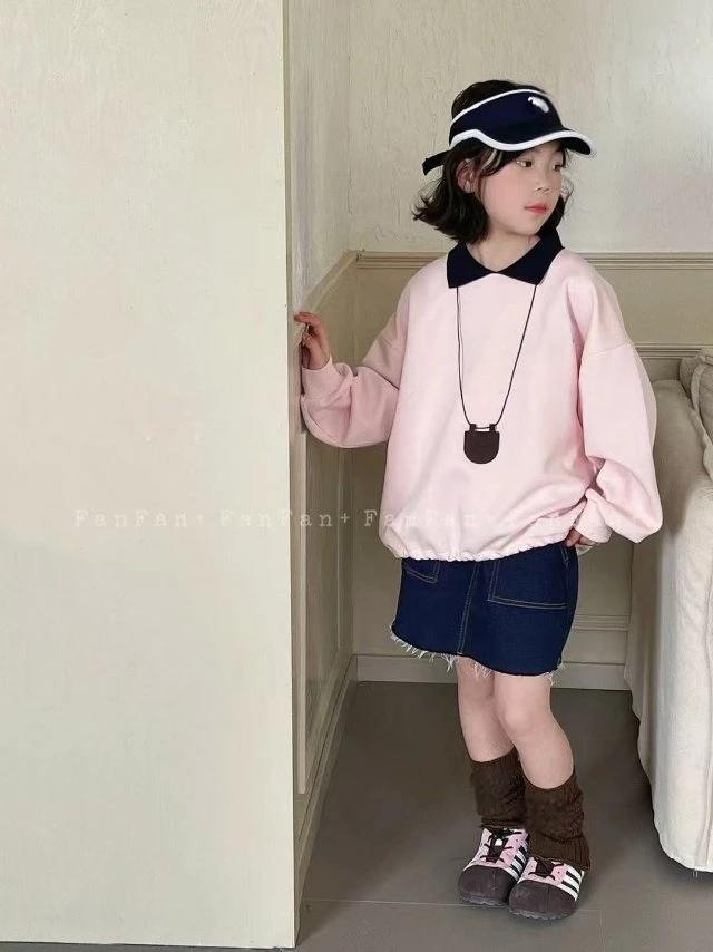 SY潮童82559翻领长袖卫衣