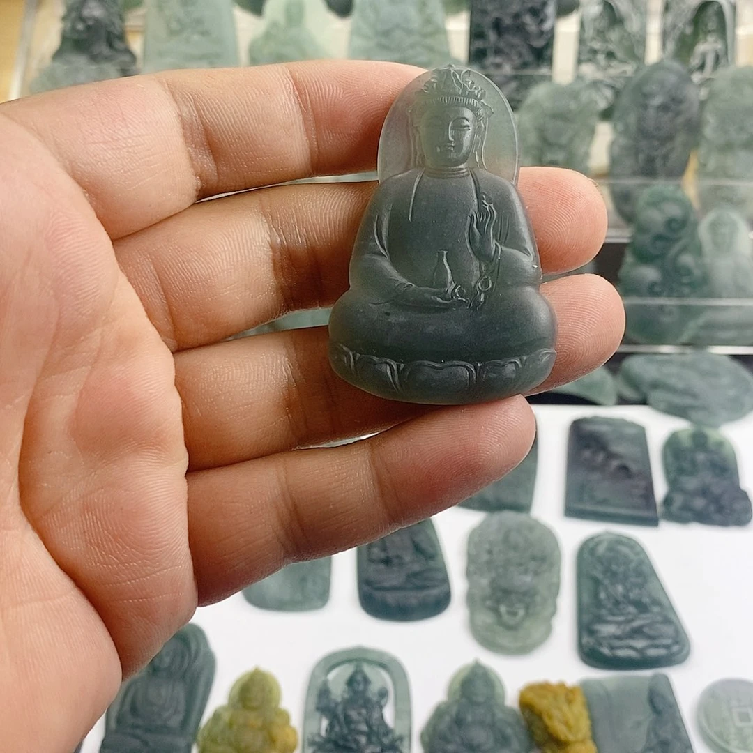 定制翡翠未镶嵌观音