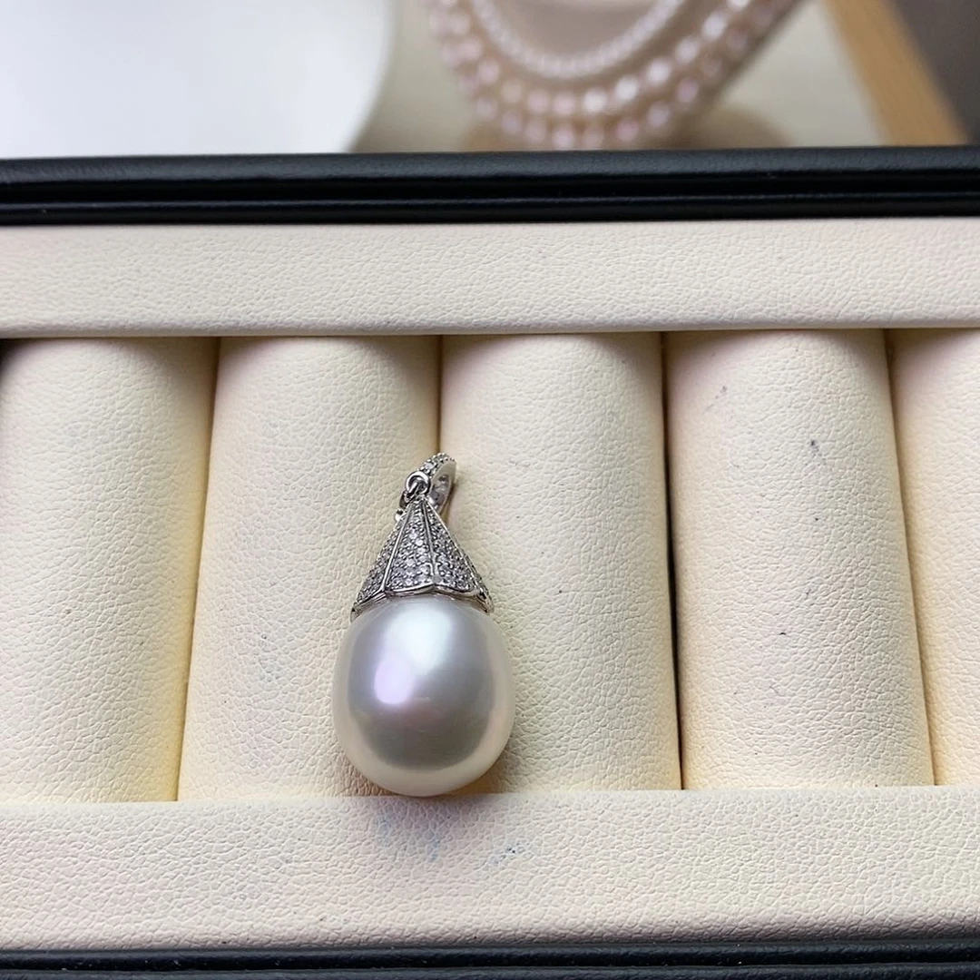 海水珍珠颈饰银S925镶嵌
