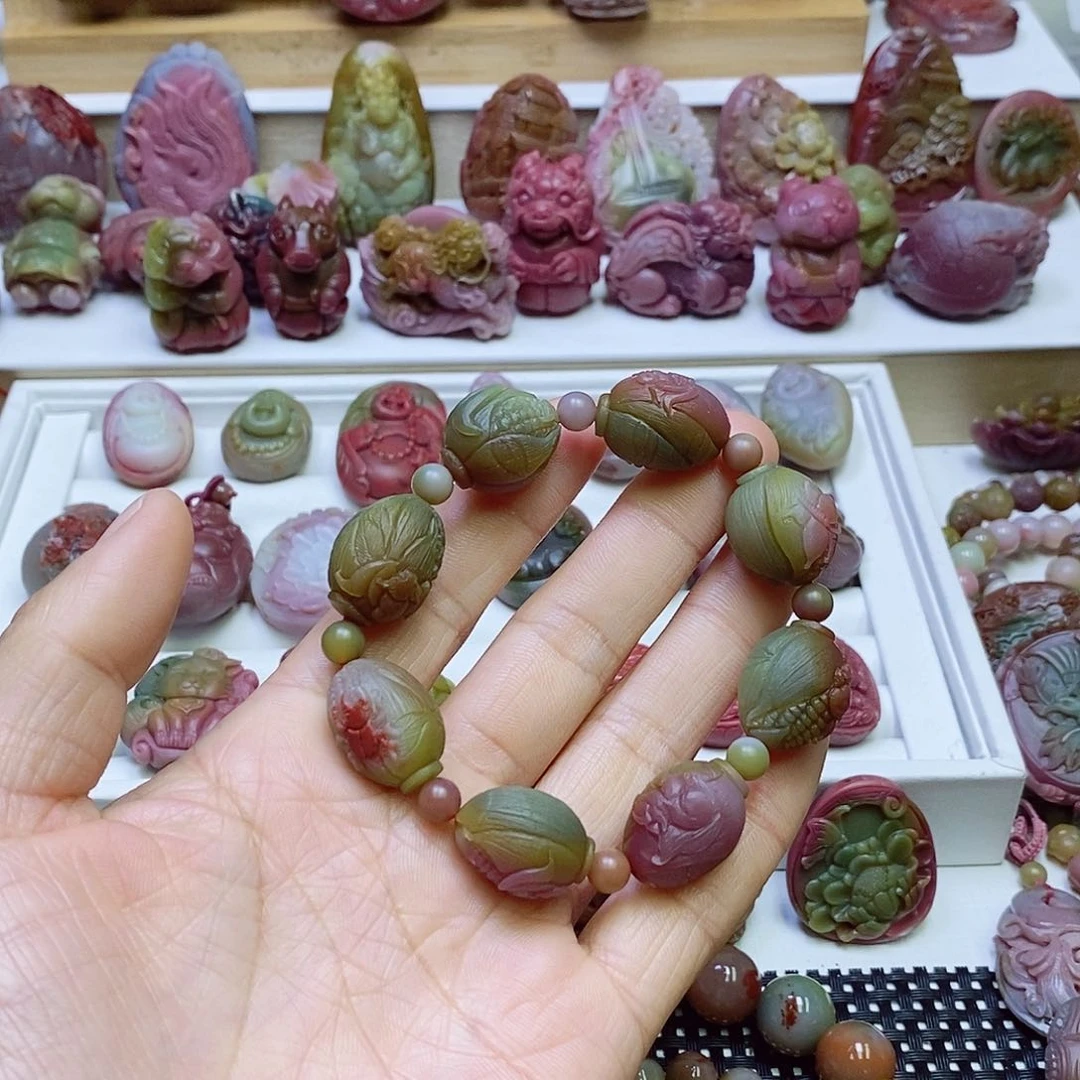 玛瑙/玉髓盐源玛瑙手串未镶嵌