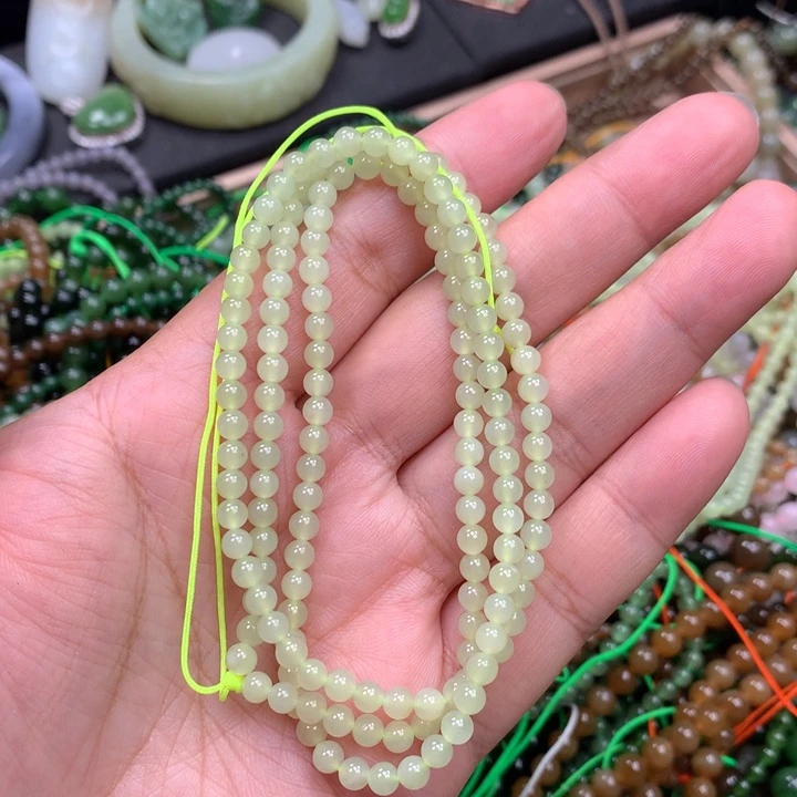 和田玉未镶嵌手链9