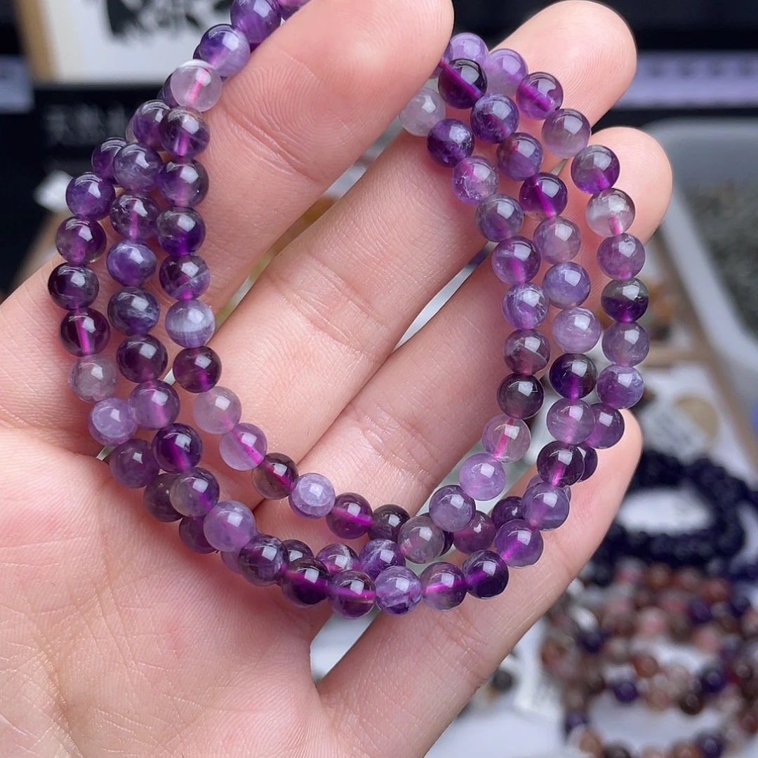 水晶未镶嵌手串天然