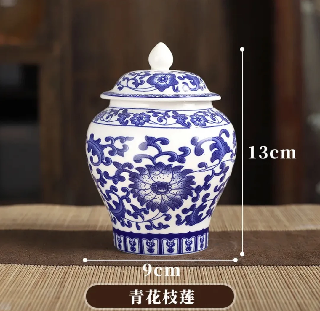 陶瓷茶叶罐家用储茶罐密封罐德化防潮复古存储A42