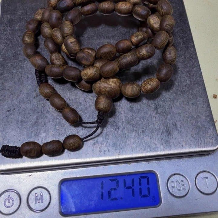 沉香木手串奇楠沉香留疤珠12克