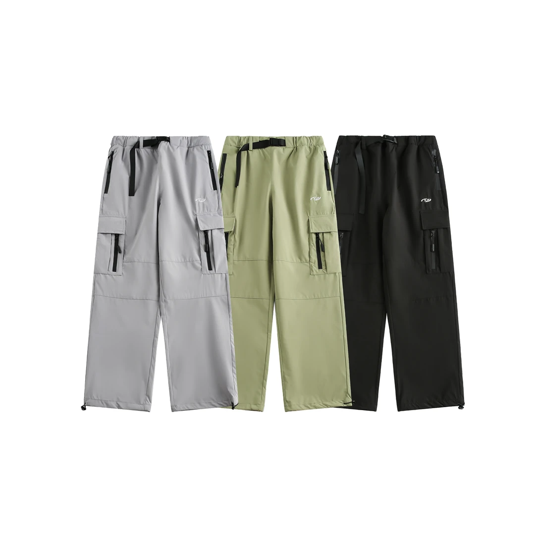 KM2118山系户外工装裤美式复古情侣百搭伞兵直筒休闲长裤