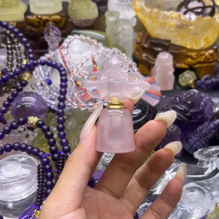 健***吧未镶嵌珠宝半成品水晶