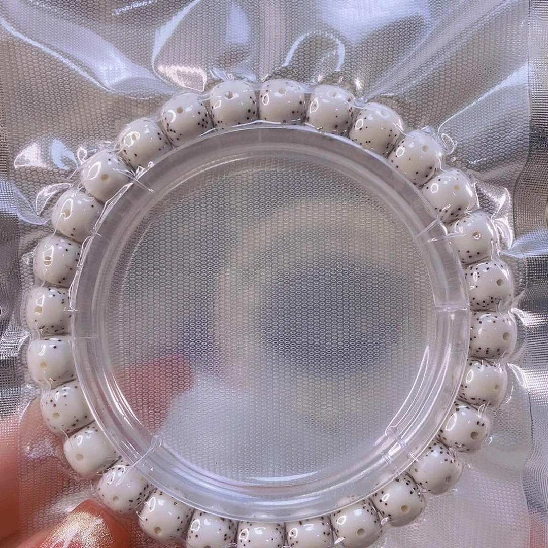 星月菩提手串脱脂通体大留白尺寸8.8