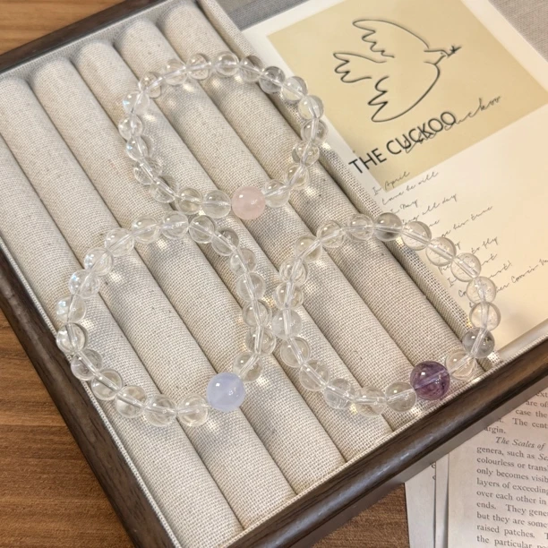 手串女路路通圆珠送朋友生日礼物百搭