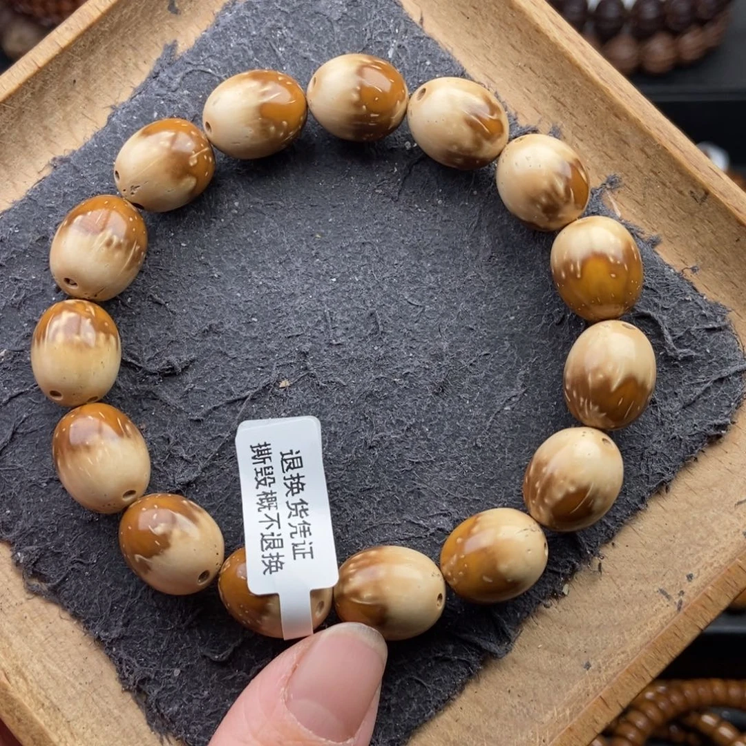 紫金鼠手串12mm精品花皮